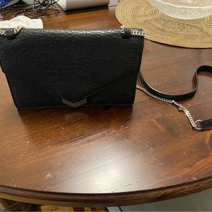 Jimmy Choo black cross body bag